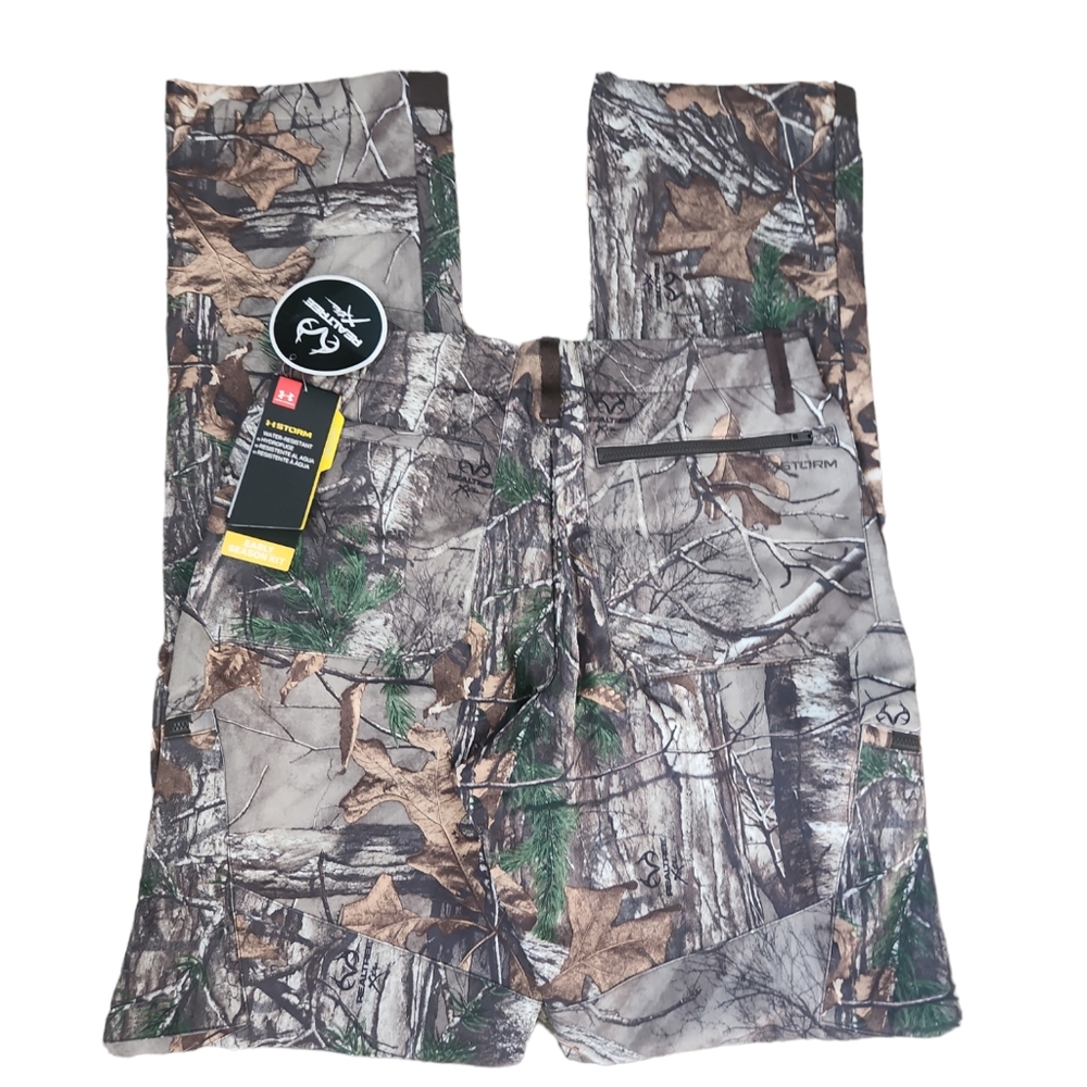 Under armour camo hunting pants u storm mid season sz 30/36